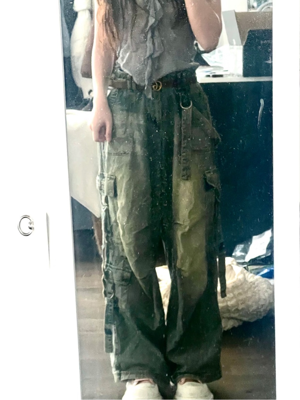 UO BDG strappy balloon cargo jeans
